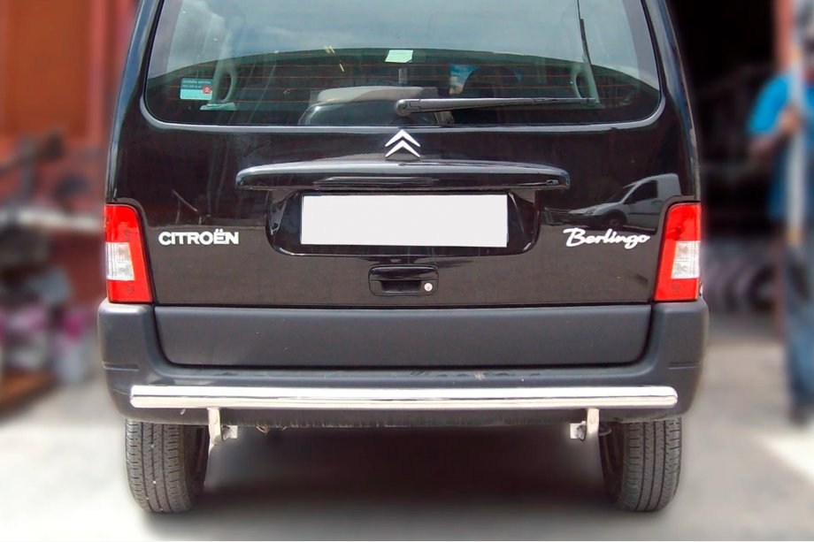 Citroen Berlingo 1996–2008 RVS achterbeschermbeugel Image