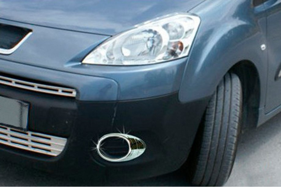 Citroen Berlingo 2008–2018 Mistlampomlijstingen 2008-2014 (2 stuks, kunststof) Foto 3