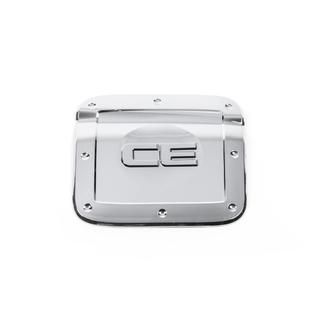 Tankklep cover (chroom kunststof) Kia Cerato 1 2004–2009 foto 2