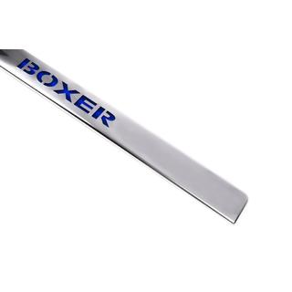 Chroom sierstrip boven kenteken met blauwe LED (RVS) Peugeot Boxer 2006–2025 foto 3