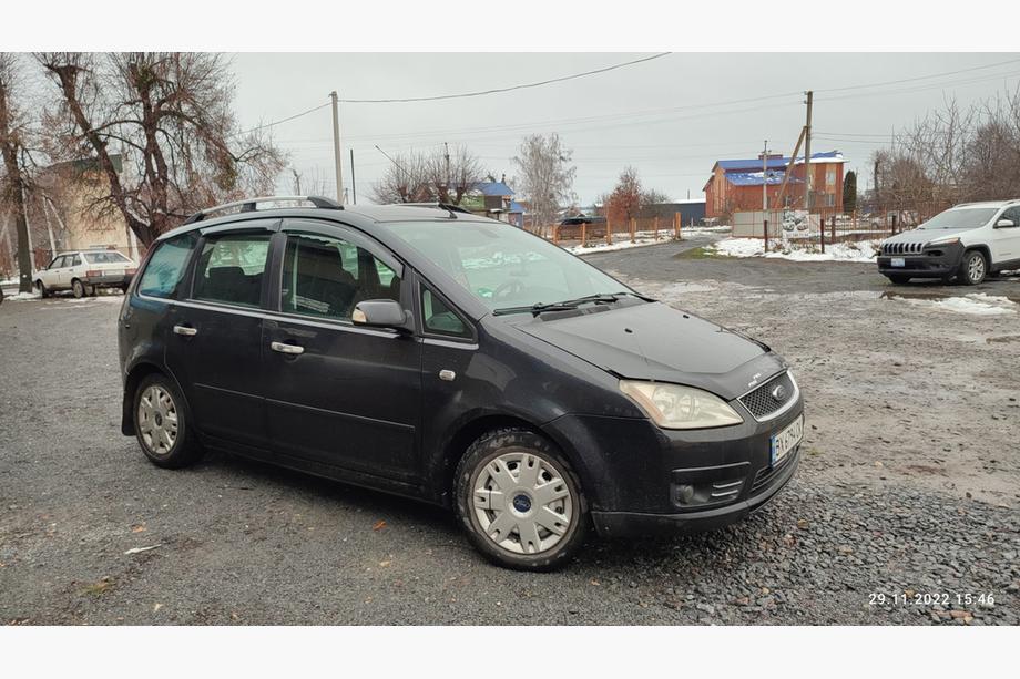 Ford C-Max 2004–2010 Chromen dakrails Metalen montagevoeten Foto 2