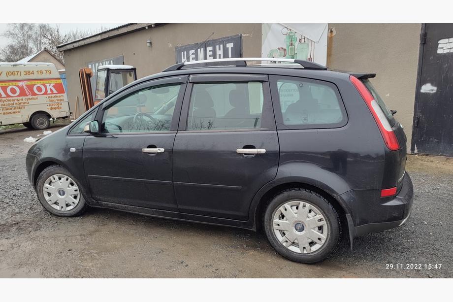 Ford C-Max 2004–2010 Chromen dakrails Metalen montagevoeten Foto 3