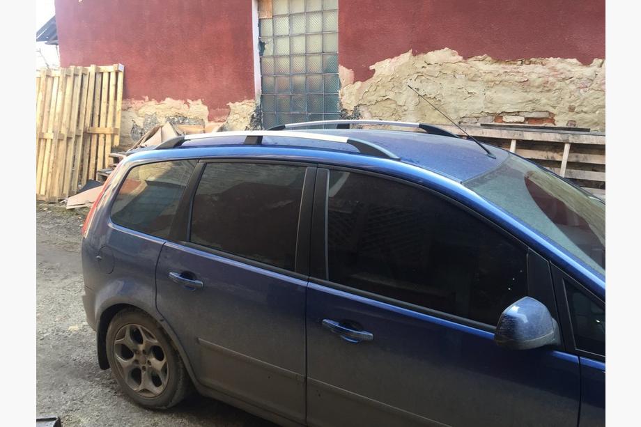 Ford C-Max 2004–2010 Chromen dakrails Metalen montagevoeten Foto 8