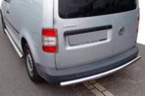 Volkswagen Caddy 2010–2015 Achterbeugel (2 stuks, RVS) foto 2