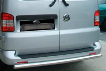 Volkswagen Caddy 2010–2015 Achterbeugel (2 stuks, RVS) foto 1