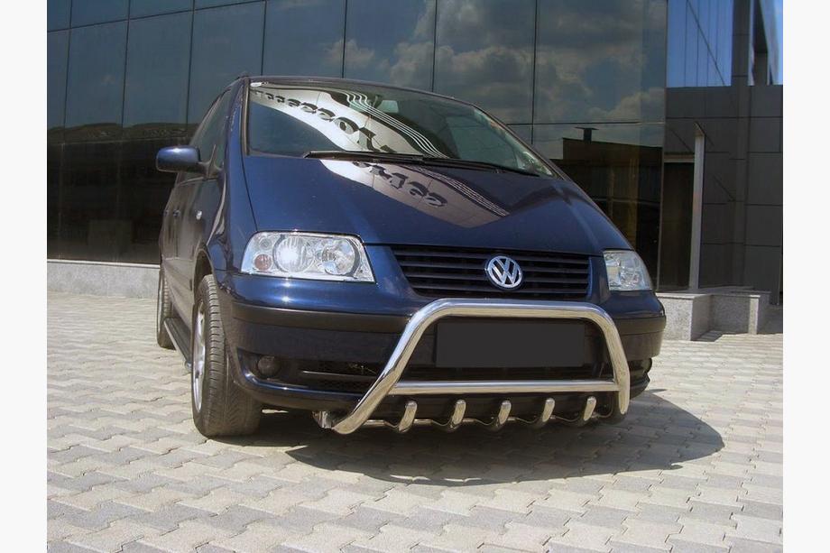 Volkswagen Sharan 2010–2023 Bullbar WT003 (RVS) 60 mm, met opschrift Image