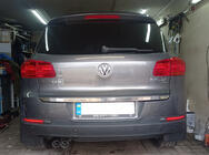 Volkswagen Tiguan 2007–2016 RVS kofferbakrand foto 1