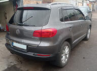 Volkswagen Tiguan 2007–2016 RVS kofferbakrand foto 4