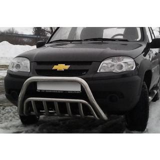 Bullbar WT002 (RVS) Chevrolet Niva 1998–2020