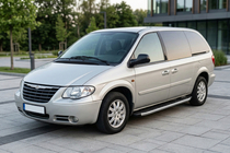 Chrysler Voyager 2001–2007 Fullmond side steps (2 stuks, aluminium) foto 1