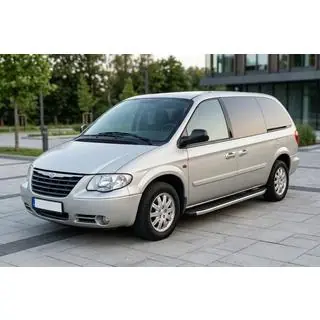 Fullmond side steps (2 stuks, aluminium) Chrysler Voyager 2001–2007 foto 1