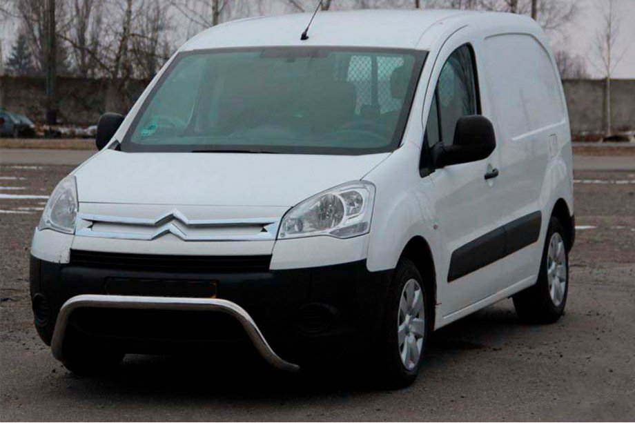 Peugeot Partner Tepee 2008–2018 Bullbar WT007 (rvs) Image