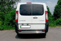 Fiat Scudo 2007–2015 Dubbele achterbeugel AK002 (RVS) foto 2