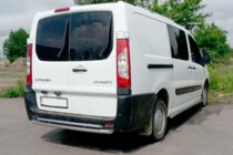 Peugeot Expert 2007–2016 Dubbele achterbeschermbeugel AK-002 (RVS) foto 1