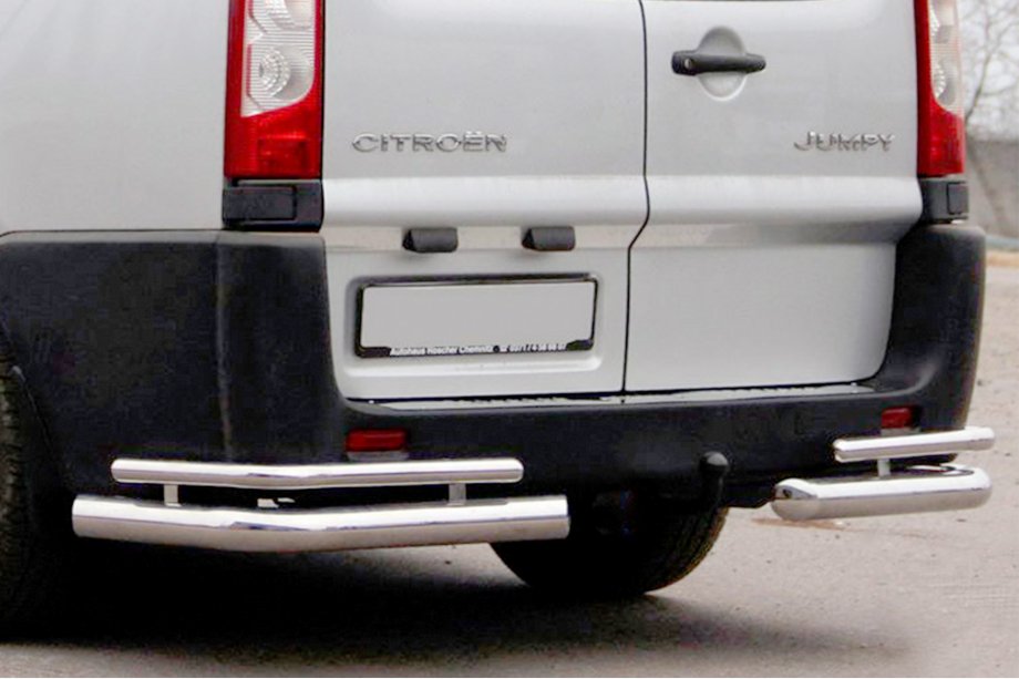 Peugeot Expert 2007–2016 Achterhoekbeschermers AK-003-Double (2 stuks, RVS) Image