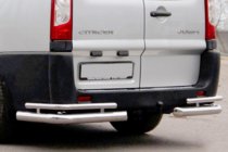 Fiat Scudo 2007–2015 Achterhoekbeugels AK003-Double (2 stuks, RVS) foto 1