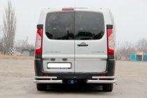 Citroen Jumpy 2007–2017 Dubbele achterhoeken (2 st., RVS) foto 3