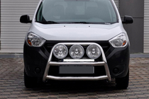 Dacia Dokker 2013–2022 Bullbar WT022 (RVS) foto 1