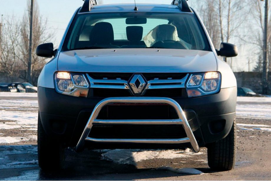 Renault Duster 2008–2017 Bullbar WT022 (RVS) Image