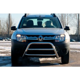 Bullbar WT022 (RVS) Dacia Duster 2008–2018 foto 1