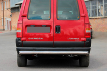 Citroen Jumpy 1996–2007 Achterbeschermbeugel (RVS) foto 1