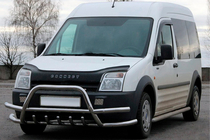Ford Connect 2002–2006 Bullbar met dubbele buizen WT004-Plus (RVS) foto 1
