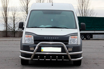 Ford Connect 2002–2006 Bullbar met dubbele buizen WT004-Plus (RVS) foto 2