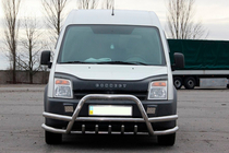 Ford Connect 2006–2009 Bullbar met dubbele buizen WT003-Plus-2 (RVS) foto 1