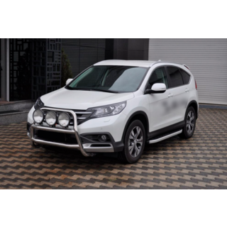 Voorste bullbar WT018 (RVS) Honda CRV 2012–2016 foto 3