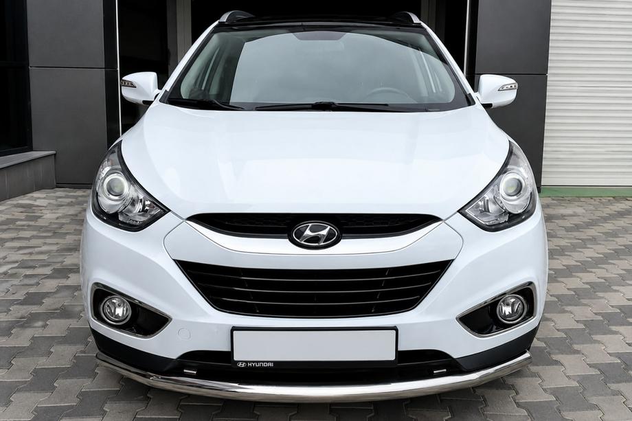 Hyundai IX-35 2010–2015 RVS voorste beschermbeugel ST008 Image
