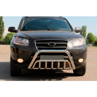 Bullbar WT002 (RVS) Hyundai Santa Fe 2 2006–2012 foto 1