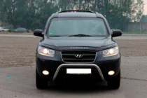 Hyundai Santa Fe 2 2006–2012 Bullbar WT007 (rvs) foto 3