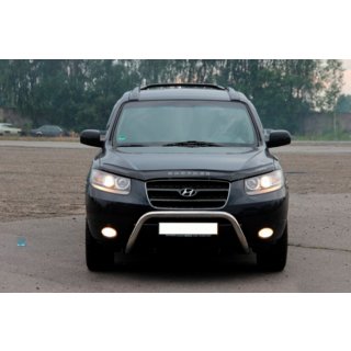 Bullbar WT007 (rvs) Hyundai Santa Fe 2 2006–2012 foto 3