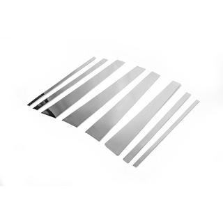 Deurstijl sierlijsten (8-delig, RVS) Toyota Land Cruiser Prado 120 2002–2009 foto 3
