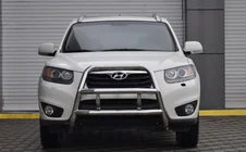 Hyundai Santa Fe 2 2006–2012 Bullbar WT018 (RVS) foto 2