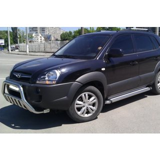 Bullbar WT002 (RVS) Hyundai Tucson JM 2004– foto 3