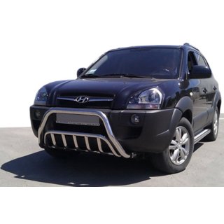 Bullbar WT002 (RVS) Hyundai Tucson JM 2004– foto 1