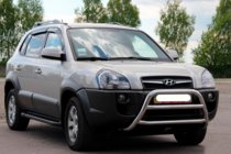 Hyundai Tucson JM 2004– Bullbar WT022 (RVS) foto 3
