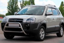 Hyundai Tucson JM 2004– Bullbar WT022 (RVS) foto 1
