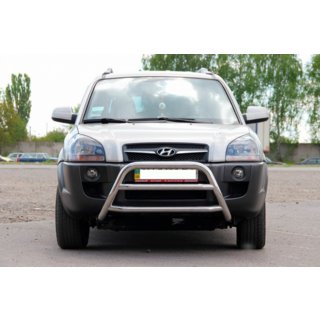 Bullbar WT022 (RVS) Hyundai Tucson JM 2004– foto 2