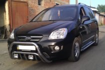 Kia Carens 1999–2012 Bullbar WT002 (RVS) foto 2