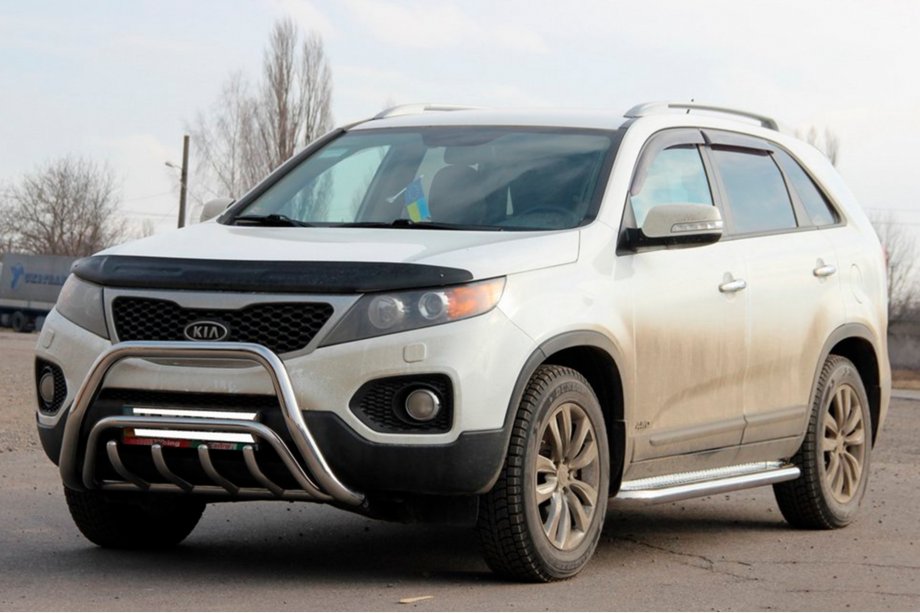 Kia Sorento II XM 2009–2014 Bullbar WT002/2 (RVS) Image