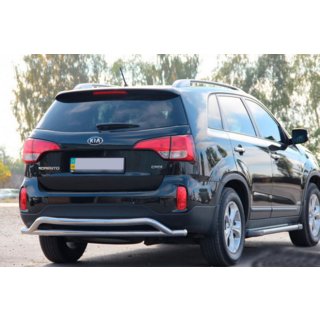 Achterbeschermbeugel AK007-2 (RVS) Kia Sorento II XM 2009–2014 foto 2
