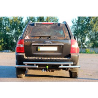 Achterbeugel AK007 (RVS) Kia Sportage 2004–2010 foto 2