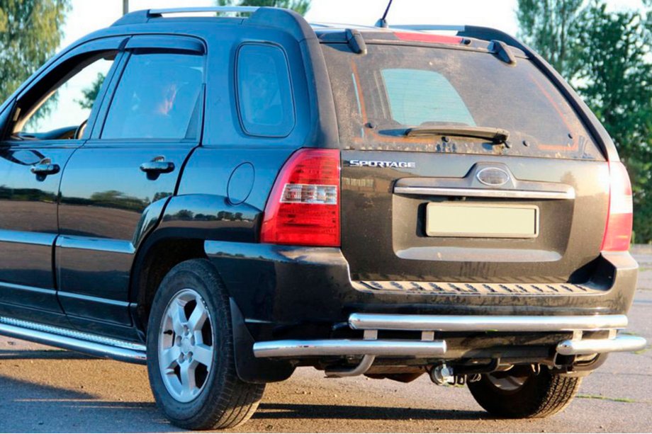 Kia Sportage 2004–2010 Achterbeugel AK007 (RVS) Image