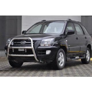 Bullbar WT018 (RVS) Kia Sportage 2004–2010 foto 1
