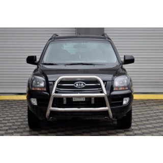 Bullbar WT018 (RVS) Kia Sportage 2004–2010 foto 2