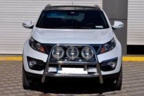 Kia Sportage 2010–2015 Bullbar WT018 (RVS) foto 2