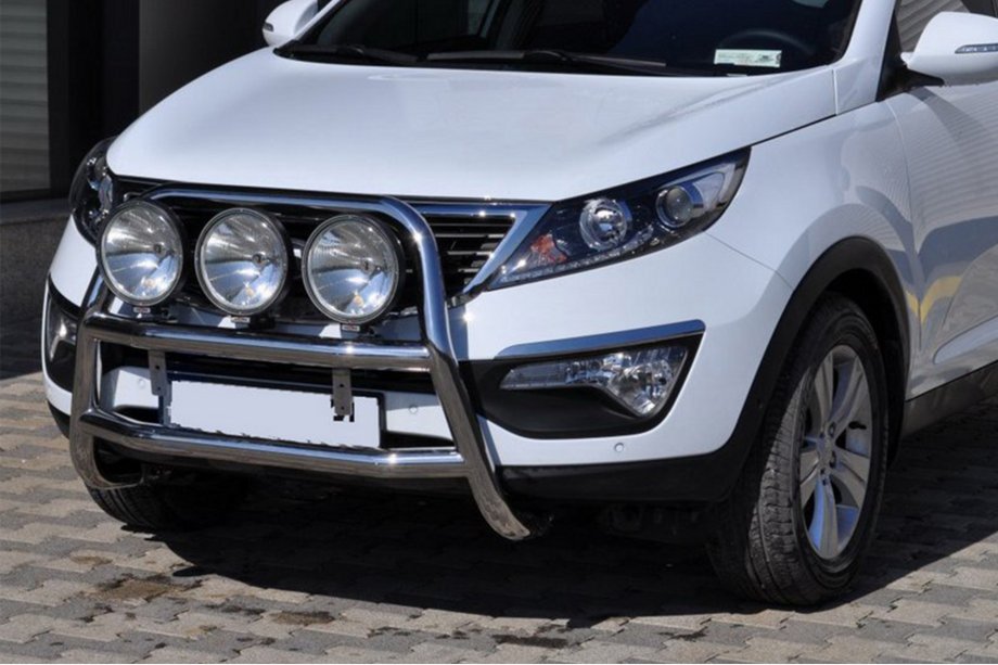 Kia Sportage 2010–2015 Bullbar WT018 (RVS) Image