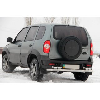 Achterbumperbeugel AK015 (RVS) Chevrolet Niva 1998–2020 foto 3